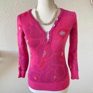 Marc Jacobs Pink Blue Flora sweater